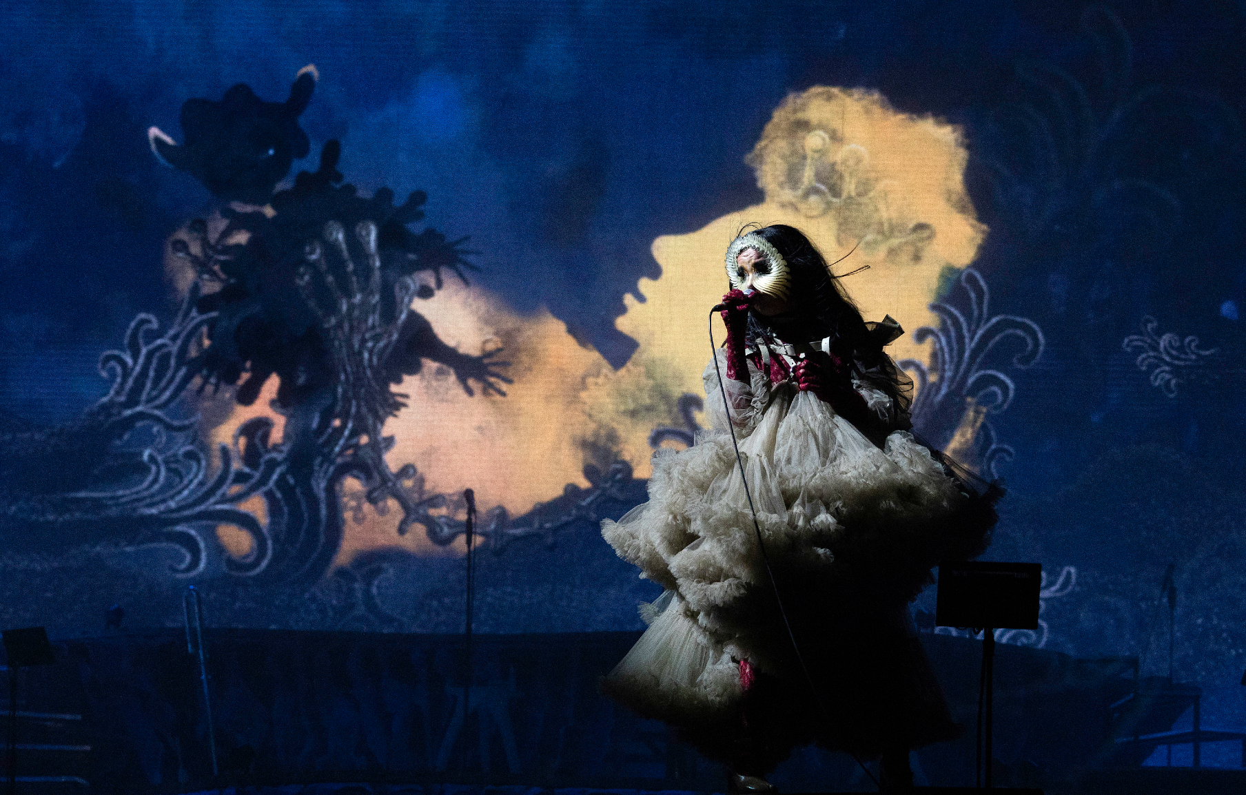 Björk dans le film Cornucopia de Ísold Uggadóttir. © Santiago Felipe. spotify polémique