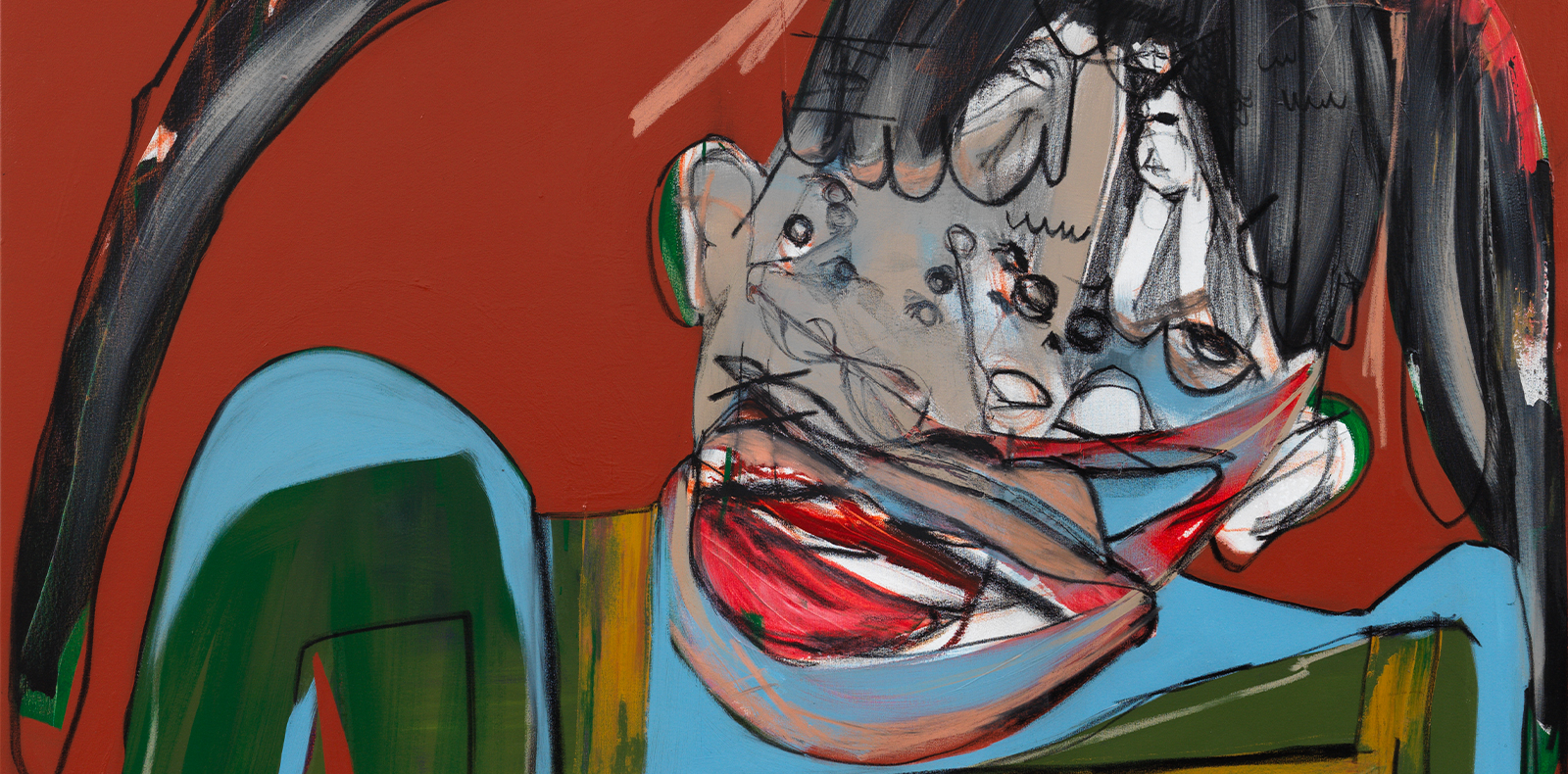 Genesis Tramaine, peinture, art, galerie Almine Rech, Exposition Musée Picasso Malaga