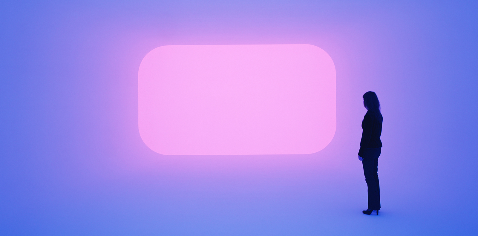 James Turrell, Dhatu (2010), de la série Ganzfeld (1976–en cours). © James Turrell. Photo: Florian Holzherr. Courtesy the artist and Gagosian.