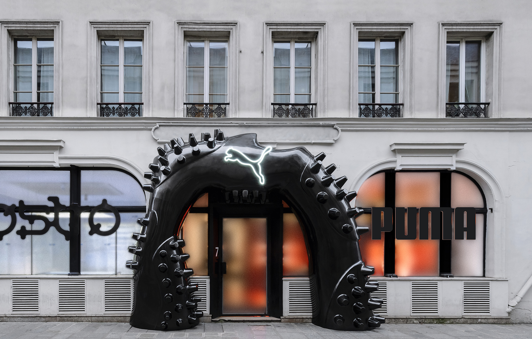 La boutique Puma © Ophélie Maurus.