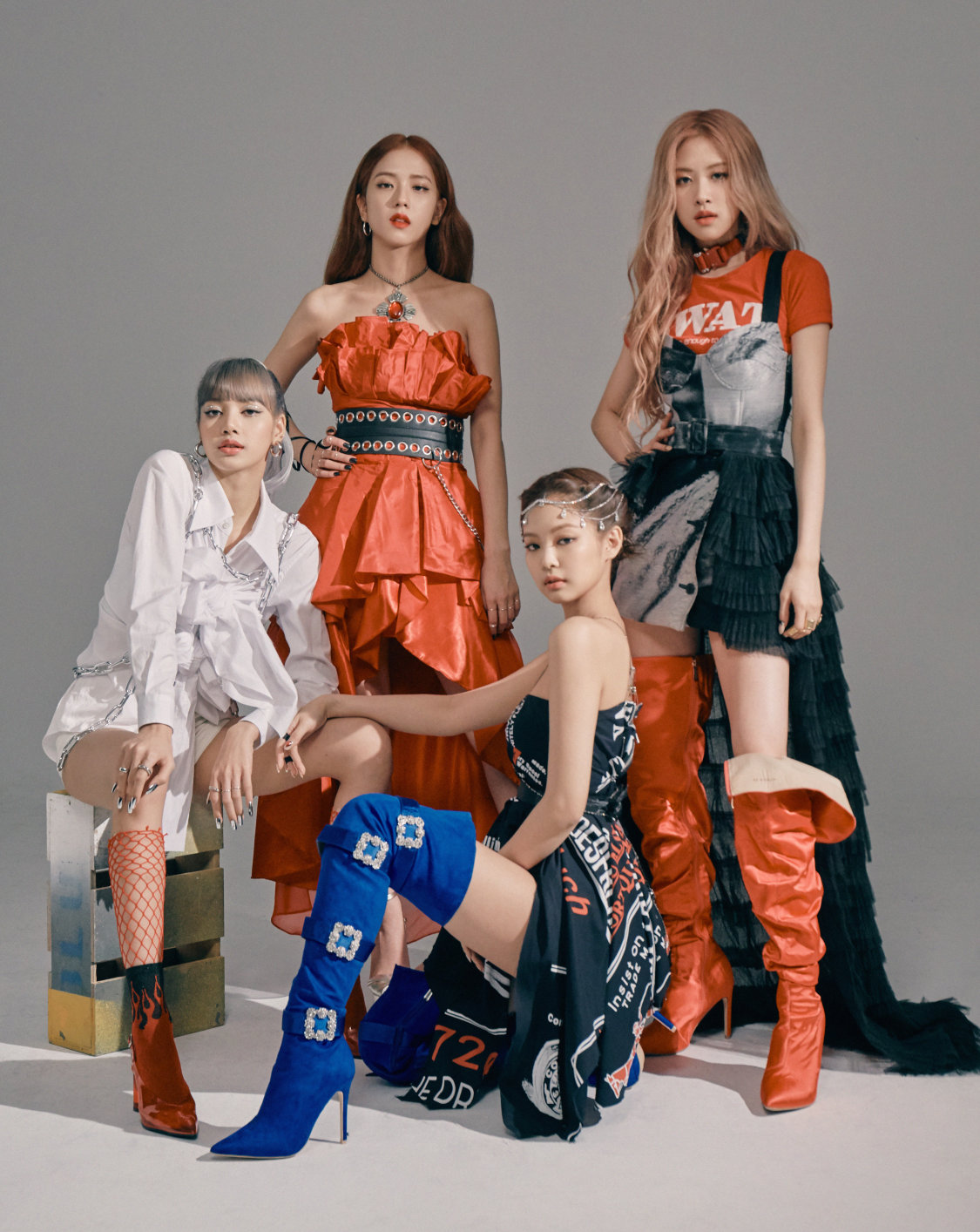 Le groupe de K-pop Blackpink. tournée mondiale retour concert stade de france paris 2025