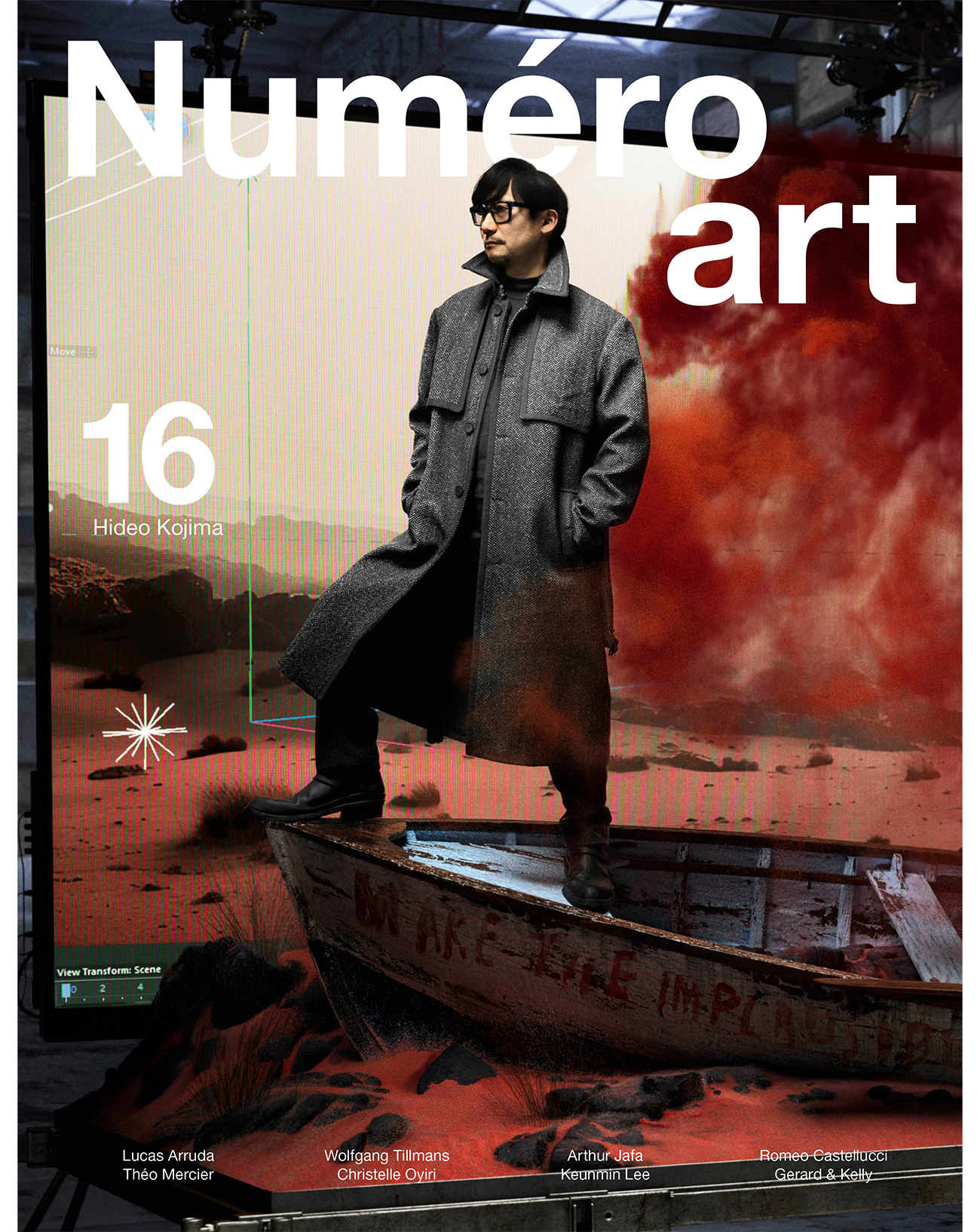 Hideo Kojima photographié par Frederik Heyman pour Numéro art.