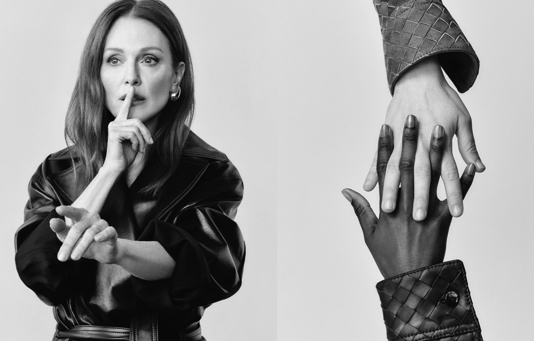 campagne 50 ans de l'intrecciato bottega veneta Julianne Moore